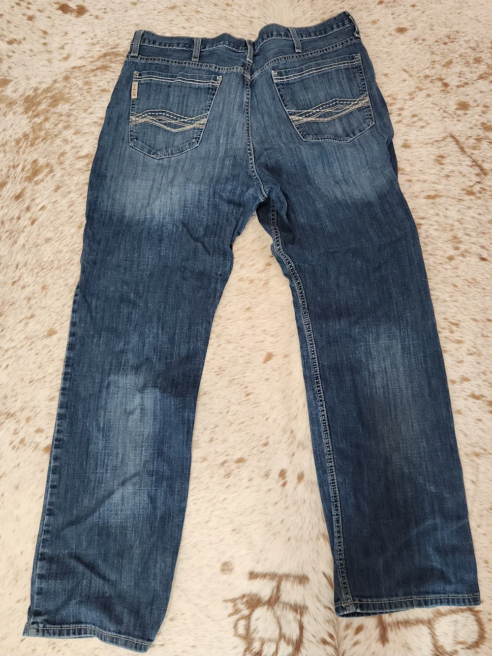 CINCH Men's Blue Slim Straight Jeans